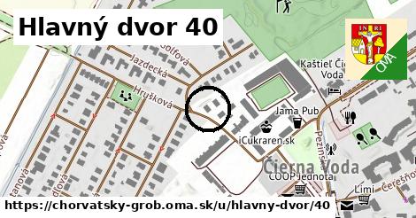 Hlavný dvor 40, Chorvátsky Grob