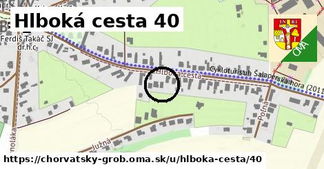 Hlboká cesta 40, Chorvátsky Grob