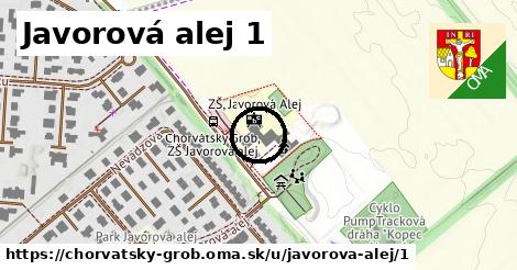 Javorová alej 1, Chorvátsky Grob