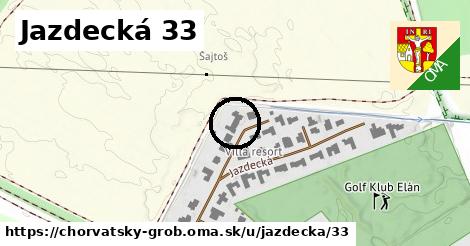 Jazdecká 33, Chorvátsky Grob