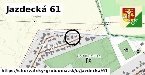 Jazdecká 61, Chorvátsky Grob