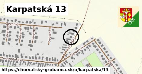 Karpatská 13, Chorvátsky Grob