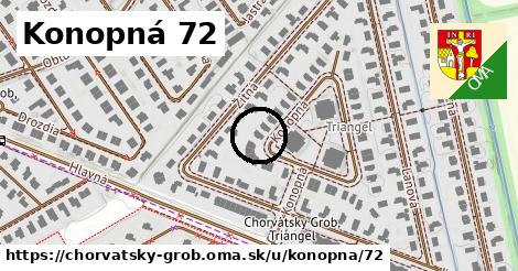 Konopná 72, Chorvátsky Grob