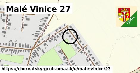 Malé Vinice 27, Chorvátsky Grob