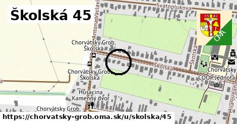 Školská 45, Chorvátsky Grob