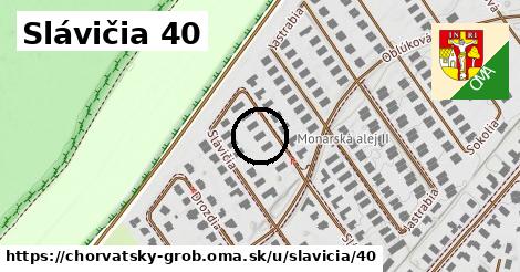 Slávičia 40, Chorvátsky Grob