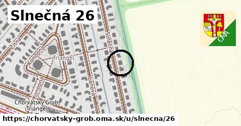 Slnečná 26, Chorvátsky Grob