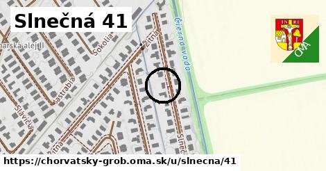 Slnečná 41, Chorvátsky Grob