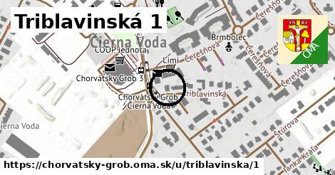 Triblavinská 1, Chorvátsky Grob