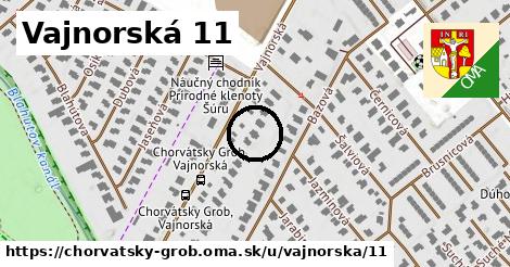 Vajnorská 11, Chorvátsky Grob