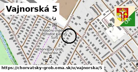 Vajnorská 5, Chorvátsky Grob