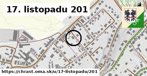 17. listopadu 201, Chrast