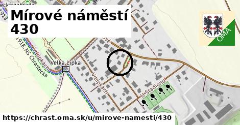 Mírové náměstí 430, Chrast