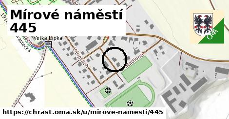 Mírové náměstí 445, Chrast