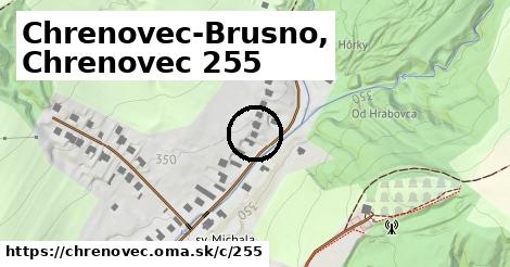 Chrenovec-Brusno, Chrenovec <span class="supisne">255</span>