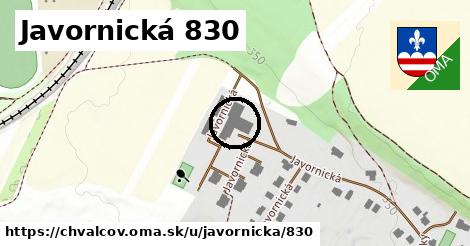 Javornická 830, Chvalčov