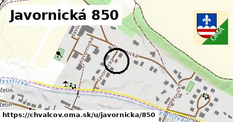 Javornická 850, Chvalčov