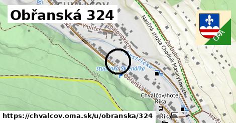 Obřanská 324, Chvalčov