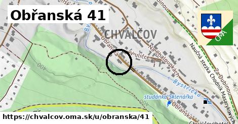 Obřanská 41, Chvalčov