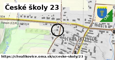 České školy 23, Chvalíkovice