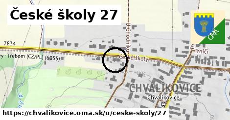 České školy 27, Chvalíkovice