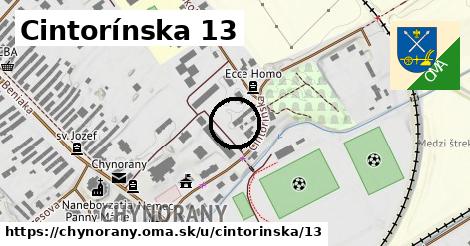 Cintorínska 13, Chynorany