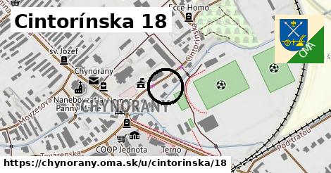 Cintorínska 18, Chynorany