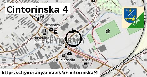 Cintorínska 4, Chynorany