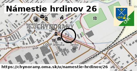 Námestie hrdinov 26, Chynorany