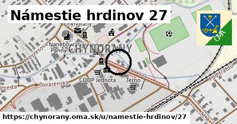 Námestie hrdinov 27, Chynorany