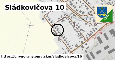 Sládkovičova 10, Chynorany