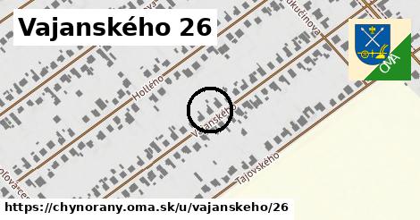Vajanského 26, Chynorany