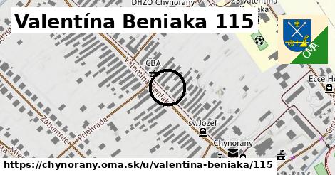 Valentína Beniaka 115, Chynorany