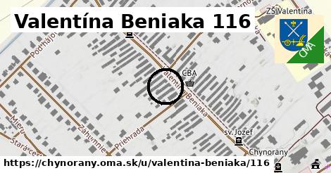 Valentína Beniaka 116, Chynorany