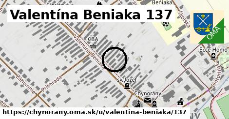 Valentína Beniaka 137, Chynorany