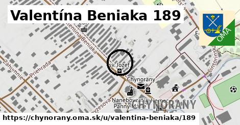 Valentína Beniaka 189, Chynorany