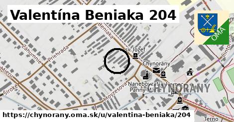 Valentína Beniaka 204, Chynorany