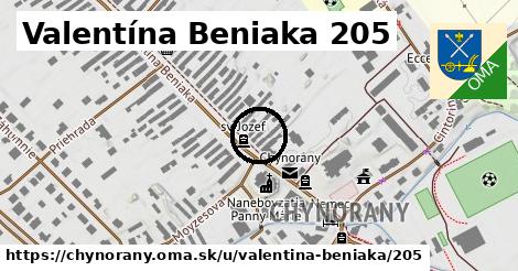 Valentína Beniaka 205, Chynorany