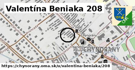 Valentína Beniaka 208, Chynorany