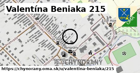 Valentína Beniaka 215, Chynorany