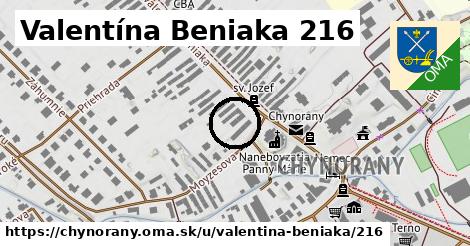 Valentína Beniaka 216, Chynorany