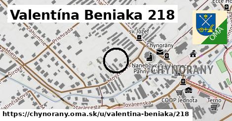 Valentína Beniaka 218, Chynorany
