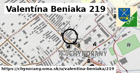 Valentína Beniaka 219, Chynorany