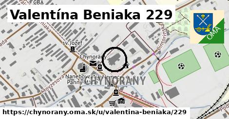 Valentína Beniaka 229, Chynorany