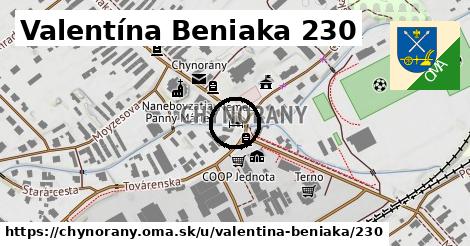 Valentína Beniaka 230, Chynorany