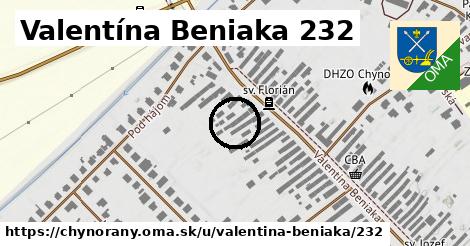 Valentína Beniaka 232, Chynorany