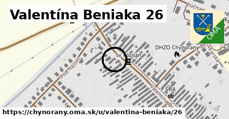 Valentína Beniaka 26, Chynorany