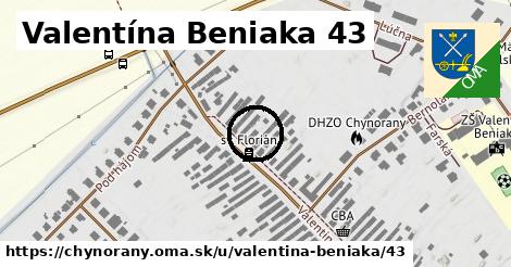 Valentína Beniaka 43, Chynorany