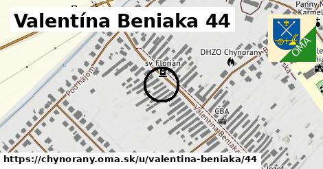 Valentína Beniaka 44, Chynorany