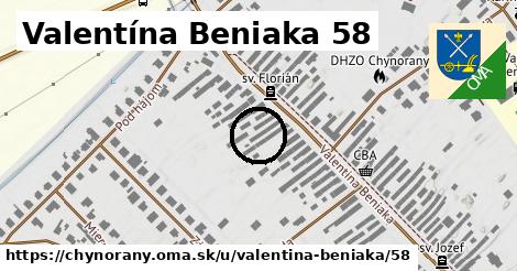 Valentína Beniaka 58, Chynorany